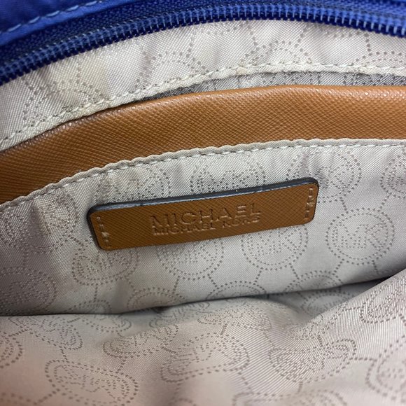 Blue Nylon Michael Kors Kempton Large Crossbody - Picture 4 of 6